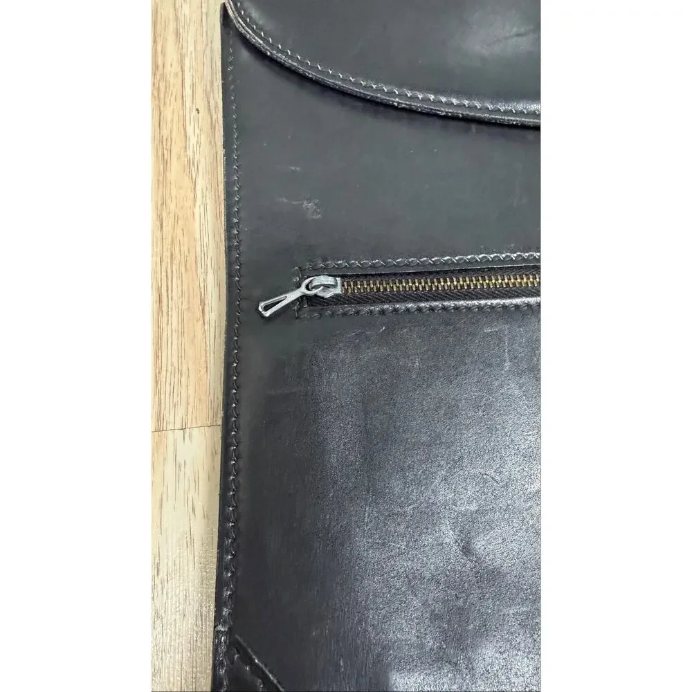 Vintage Gucci Leather Envelope Document Portfolio
